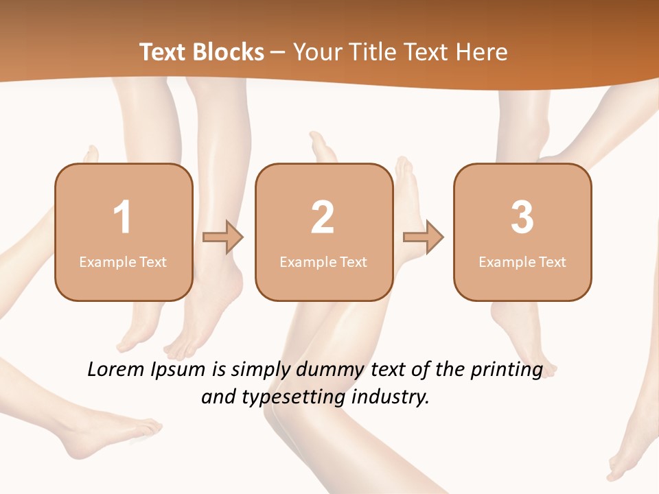 Tiptoe Healthy Healthcare PowerPoint Template