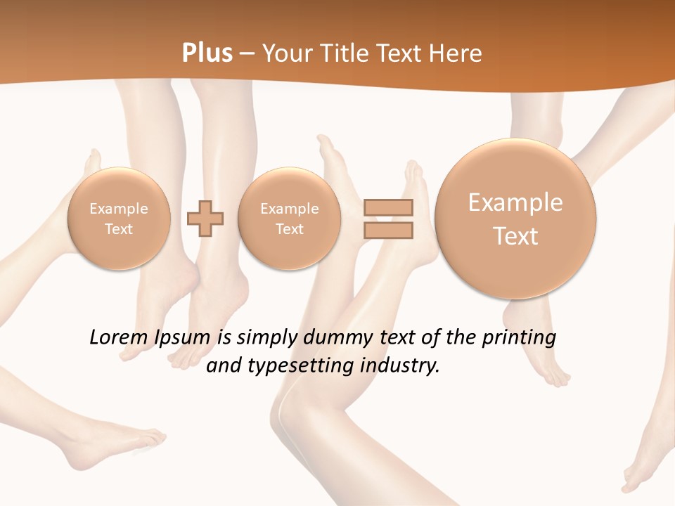 Tiptoe Healthy Healthcare PowerPoint Template