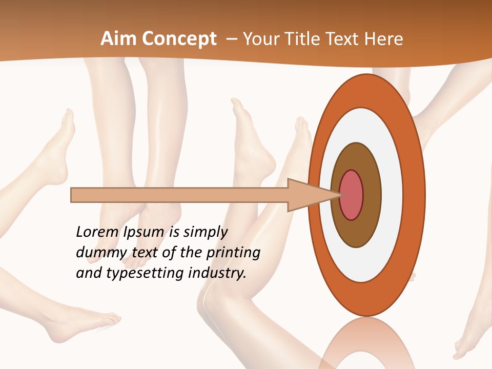 Tiptoe Healthy Healthcare PowerPoint Template