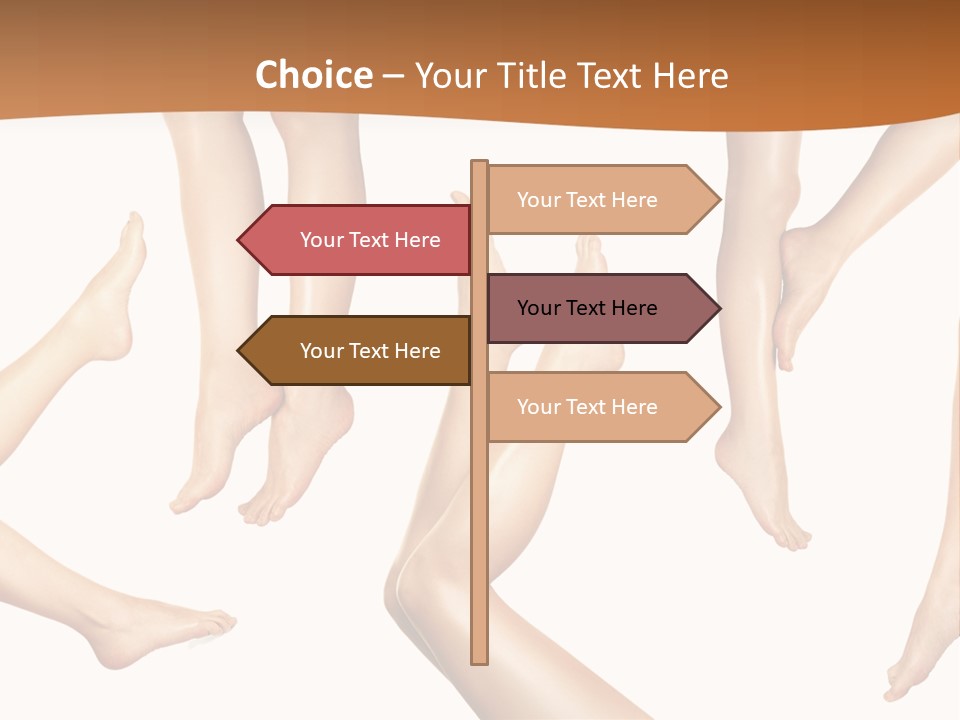 Tiptoe Healthy Healthcare PowerPoint Template