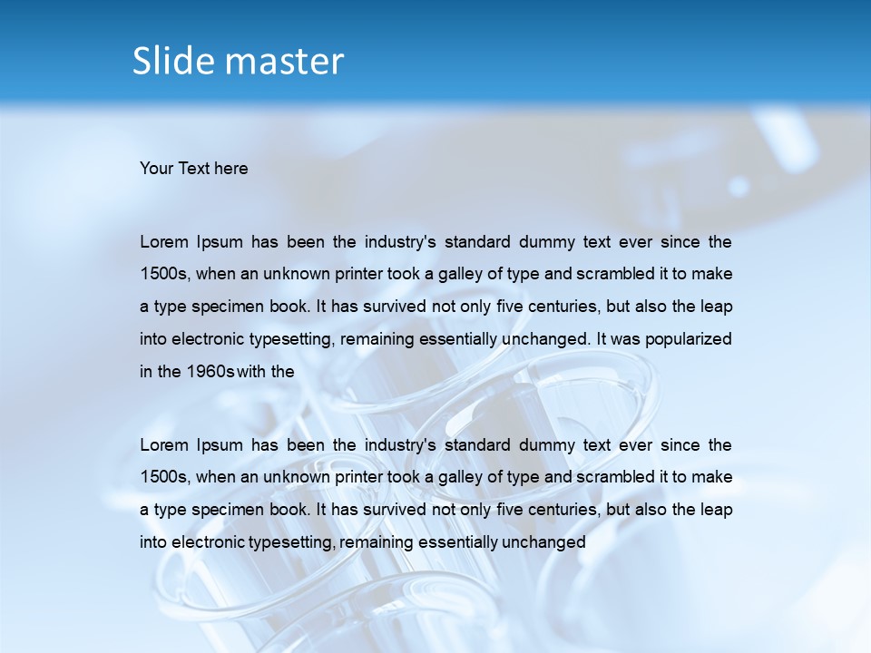 Chemical Biochemistry Tubing PowerPoint Template