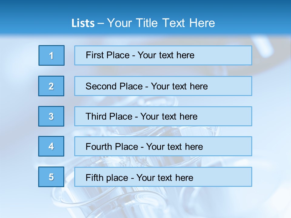 Chemical Biochemistry Tubing PowerPoint Template