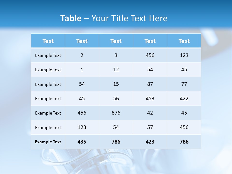 Chemical Biochemistry Tubing PowerPoint Template