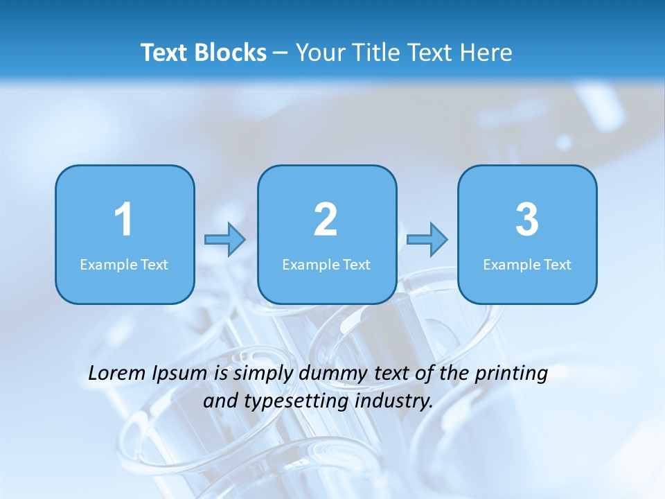 Chemical Biochemistry Tubing PowerPoint Template