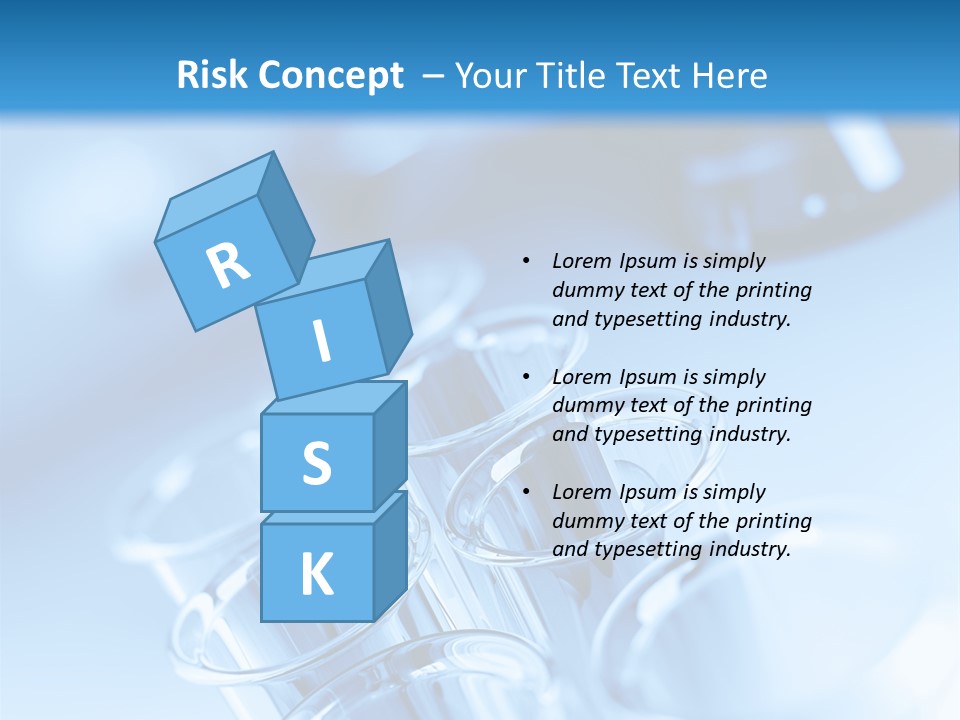 Chemical Biochemistry Tubing PowerPoint Template