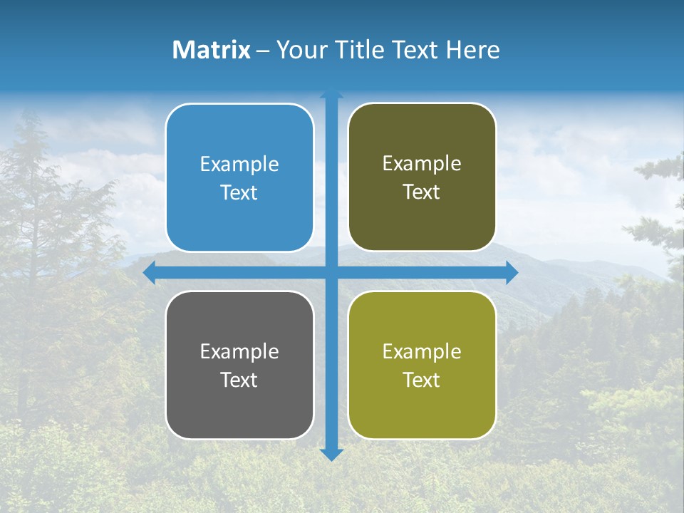 Tranquil Landscape National PowerPoint Template