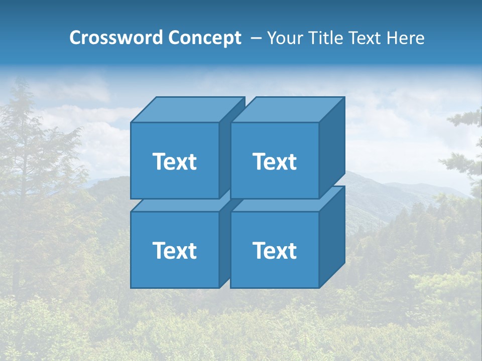 Tranquil Landscape National PowerPoint Template