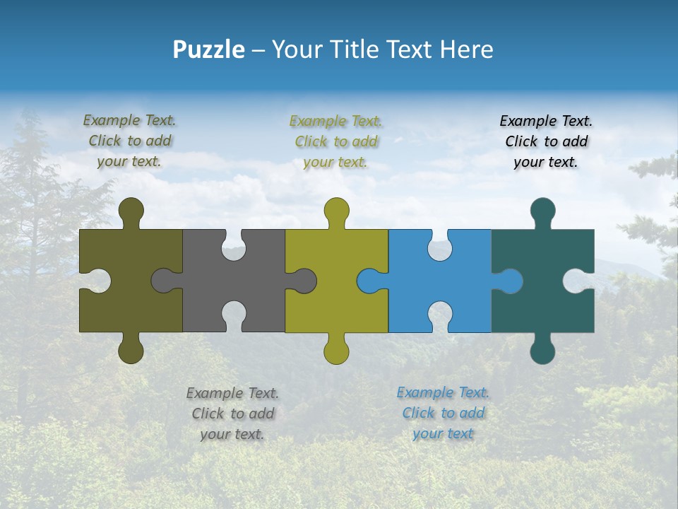 Tranquil Landscape National PowerPoint Template