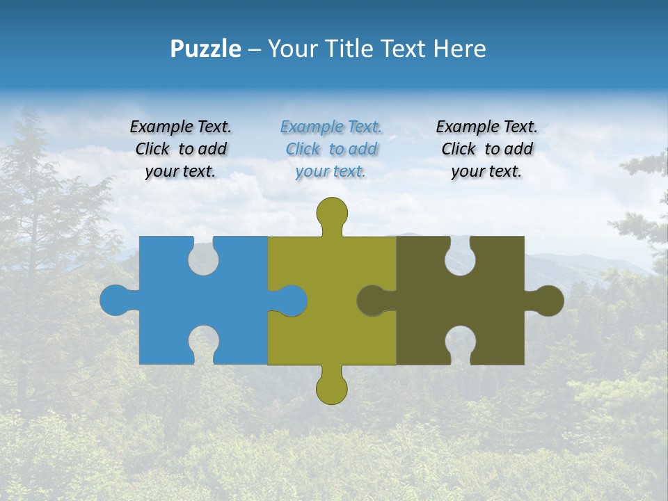 Tranquil Landscape National PowerPoint Template