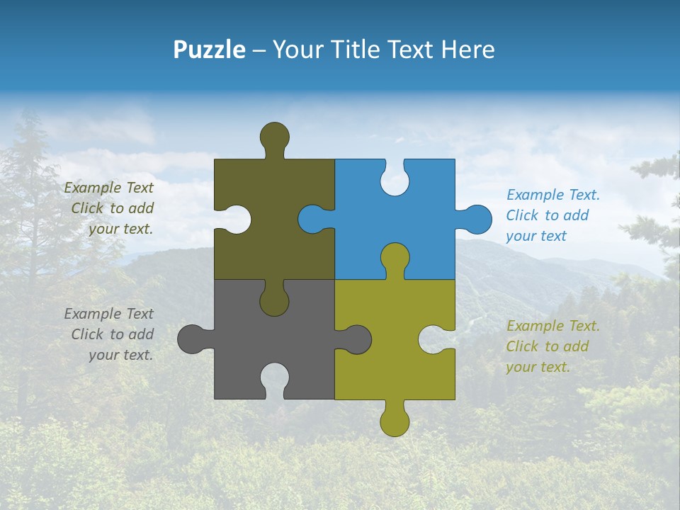 Tranquil Landscape National PowerPoint Template