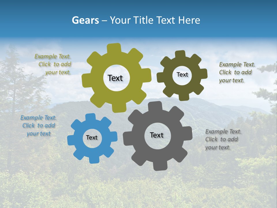 Tranquil Landscape National PowerPoint Template