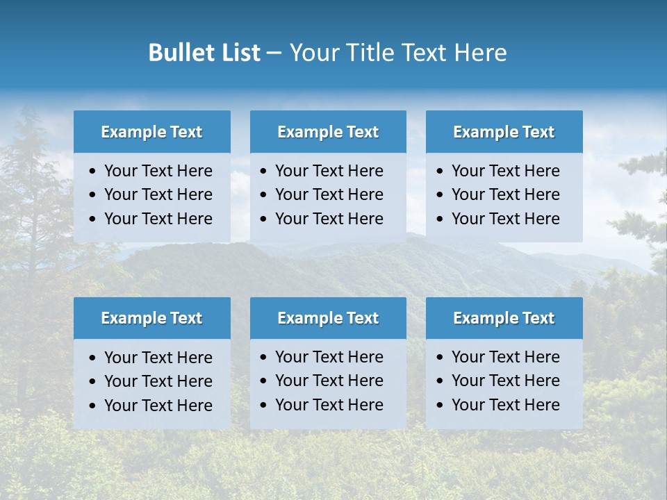 Tranquil Landscape National PowerPoint Template