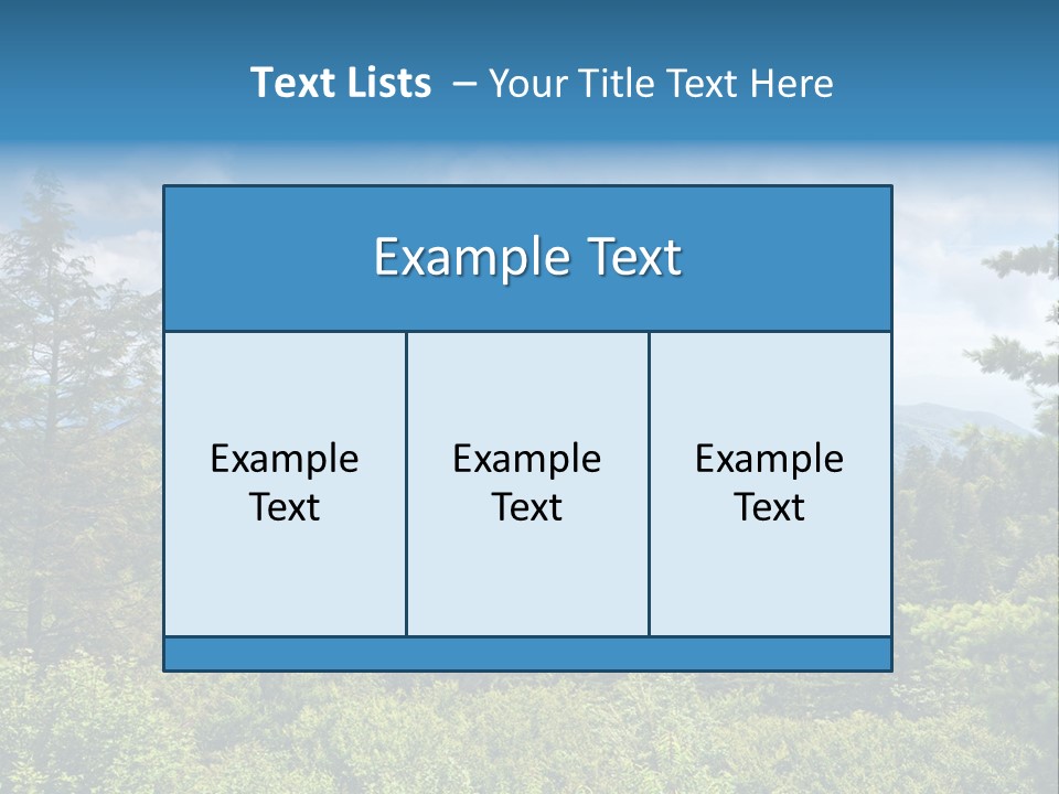 Tranquil Landscape National PowerPoint Template