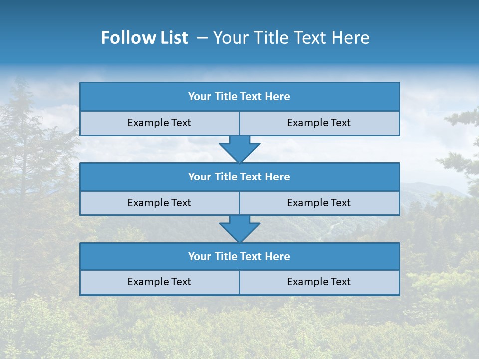 Tranquil Landscape National PowerPoint Template