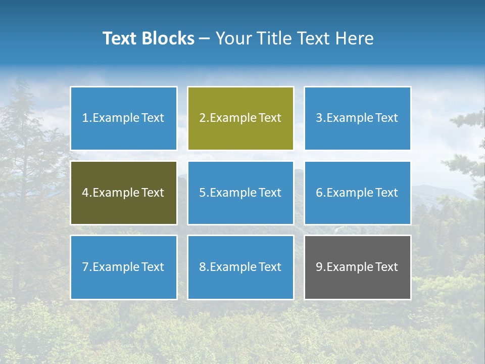 Tranquil Landscape National PowerPoint Template
