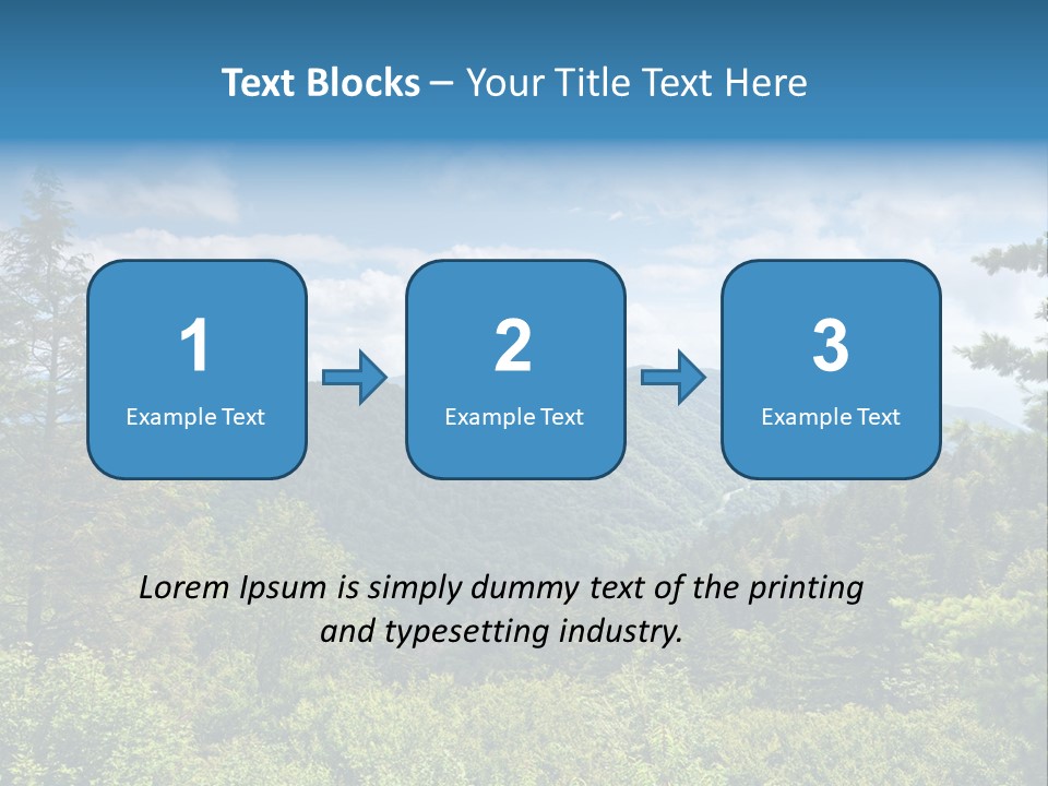 Tranquil Landscape National PowerPoint Template