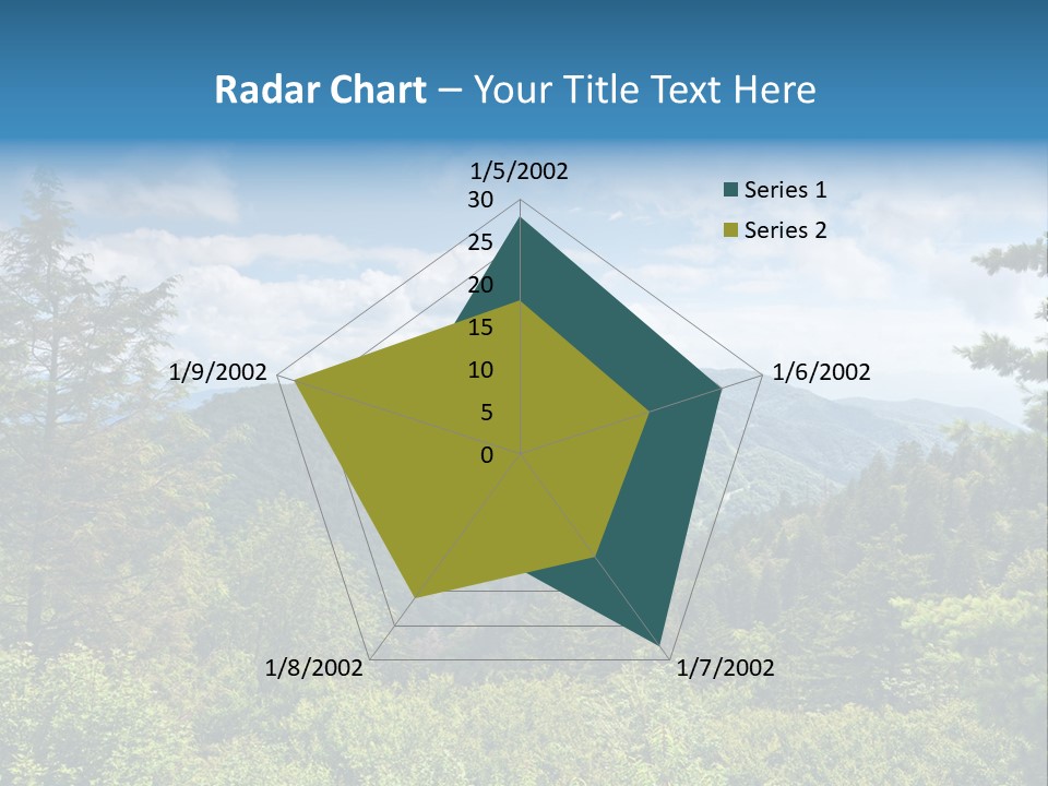 Tranquil Landscape National PowerPoint Template