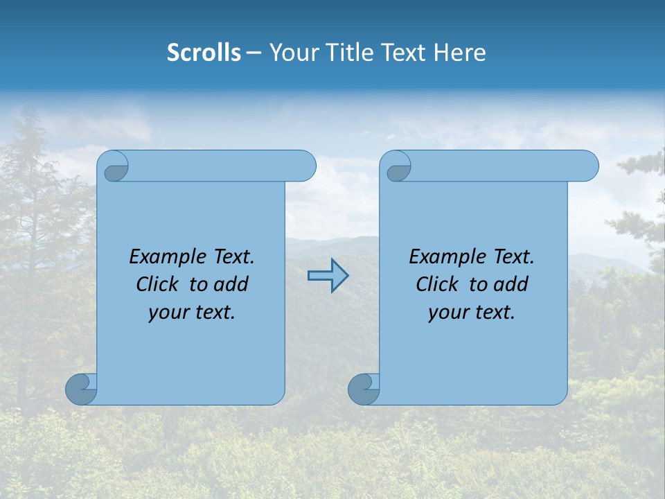 Tranquil Landscape National PowerPoint Template