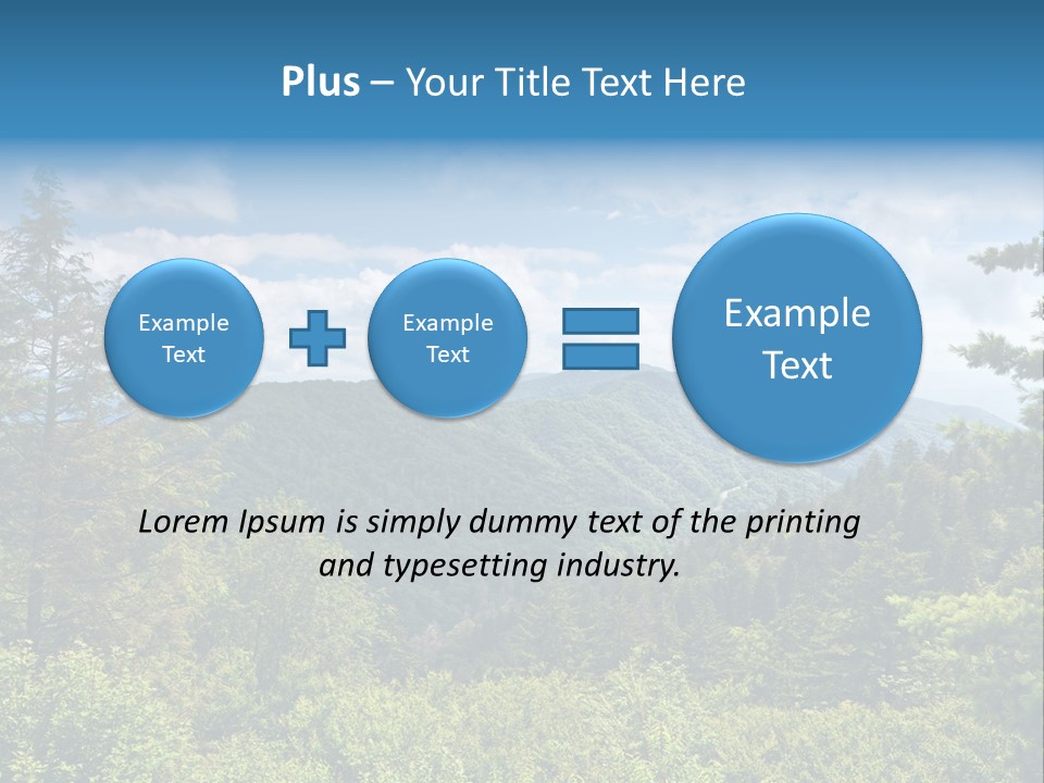 Tranquil Landscape National PowerPoint Template