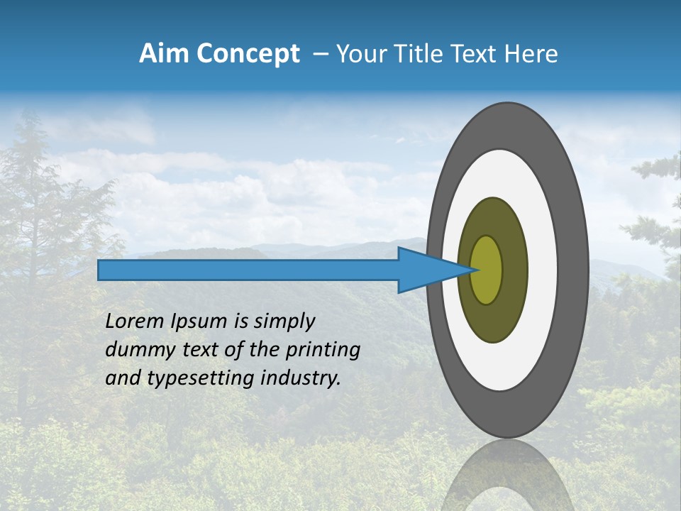 Tranquil Landscape National PowerPoint Template