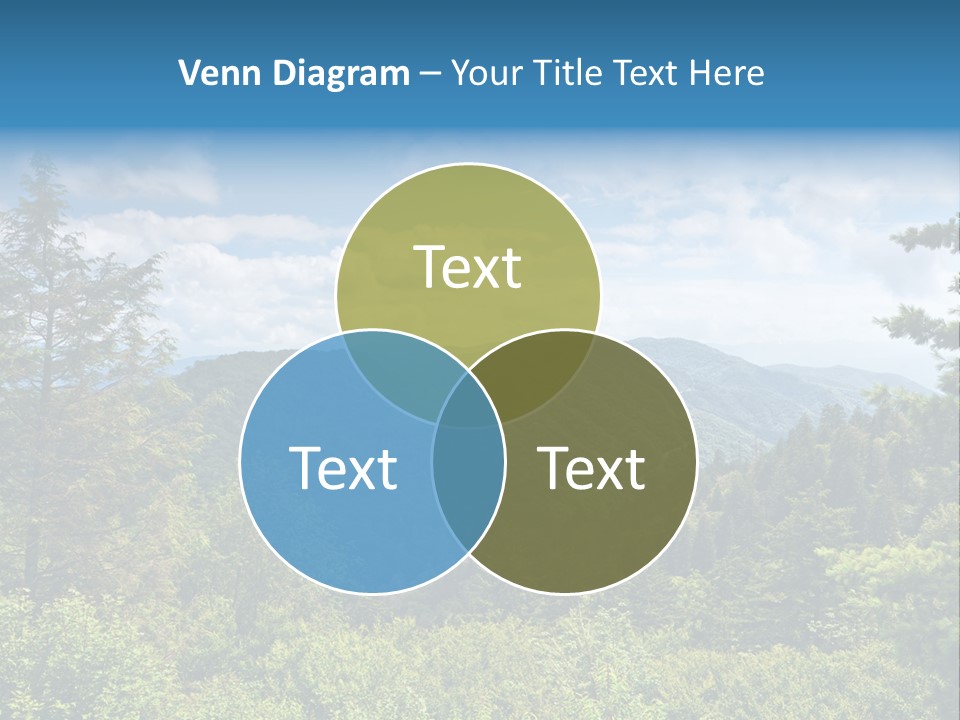 Tranquil Landscape National PowerPoint Template