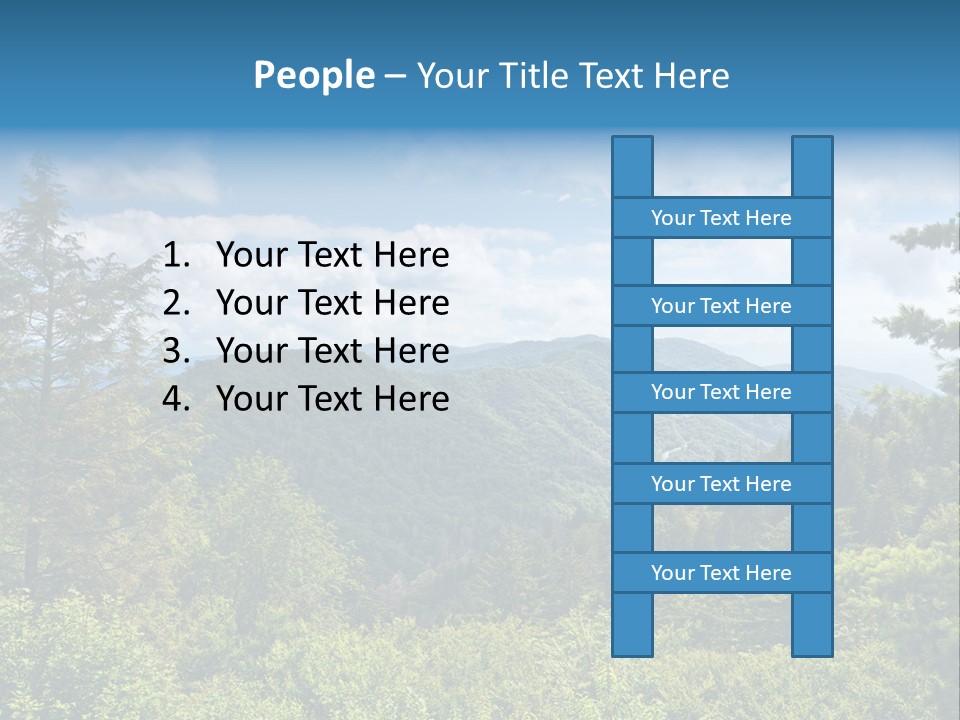 Tranquil Landscape National PowerPoint Template