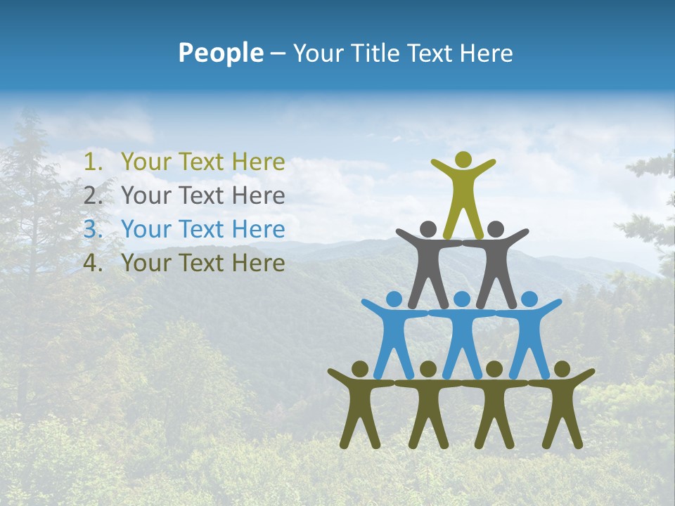 Tranquil Landscape National PowerPoint Template