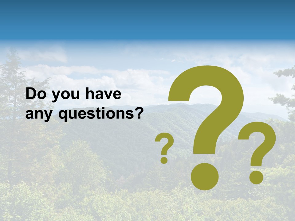 Tranquil Landscape National PowerPoint Template