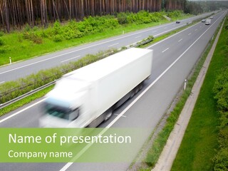 Delivery Traffic Economy PowerPoint Template