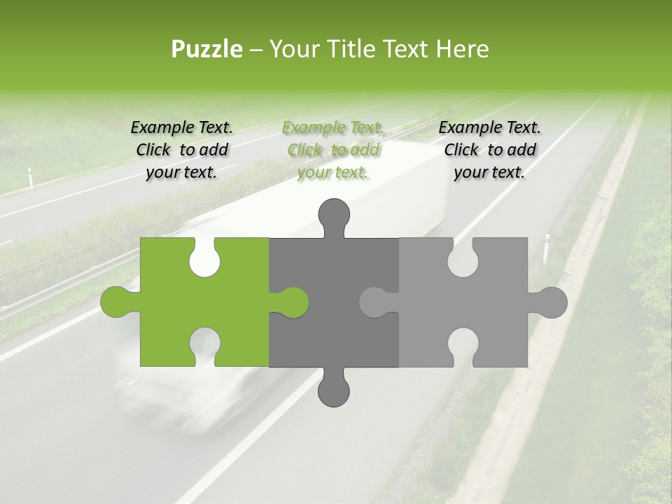 Delivery Traffic Economy PowerPoint Template