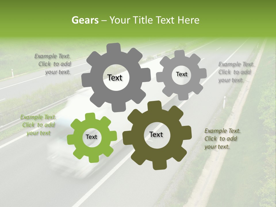 Delivery Traffic Economy PowerPoint Template