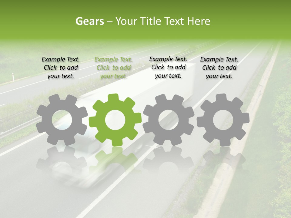 Delivery Traffic Economy PowerPoint Template