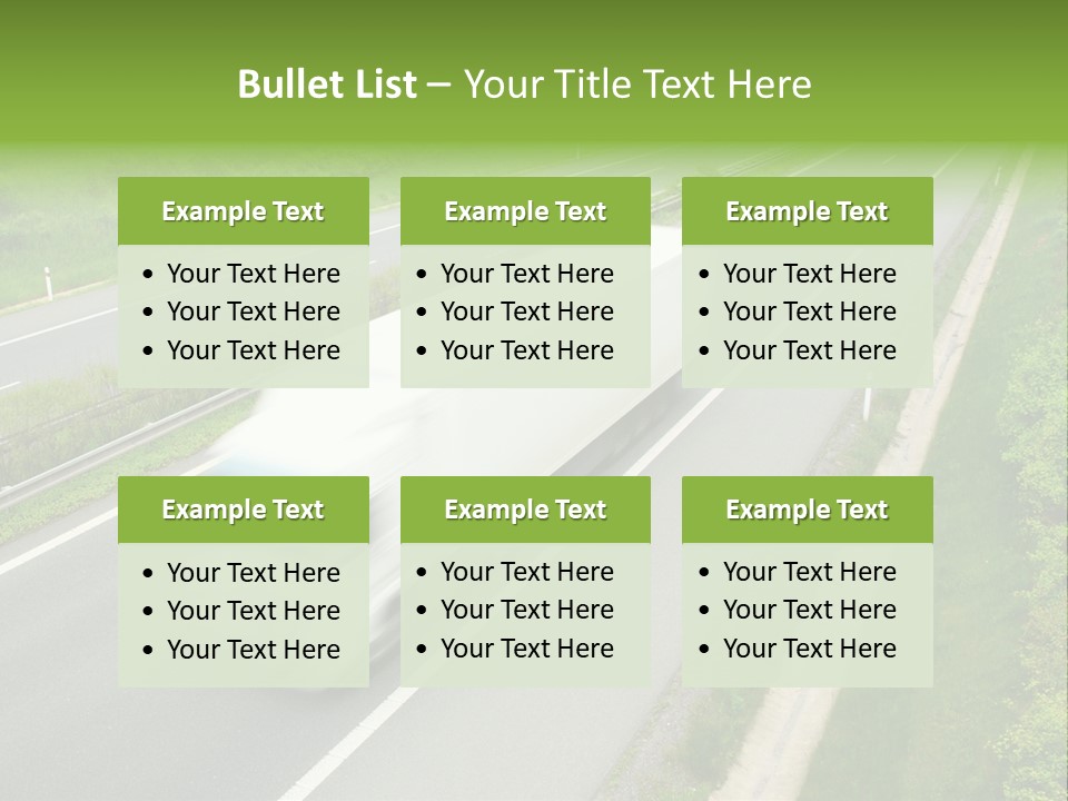 Delivery Traffic Economy PowerPoint Template