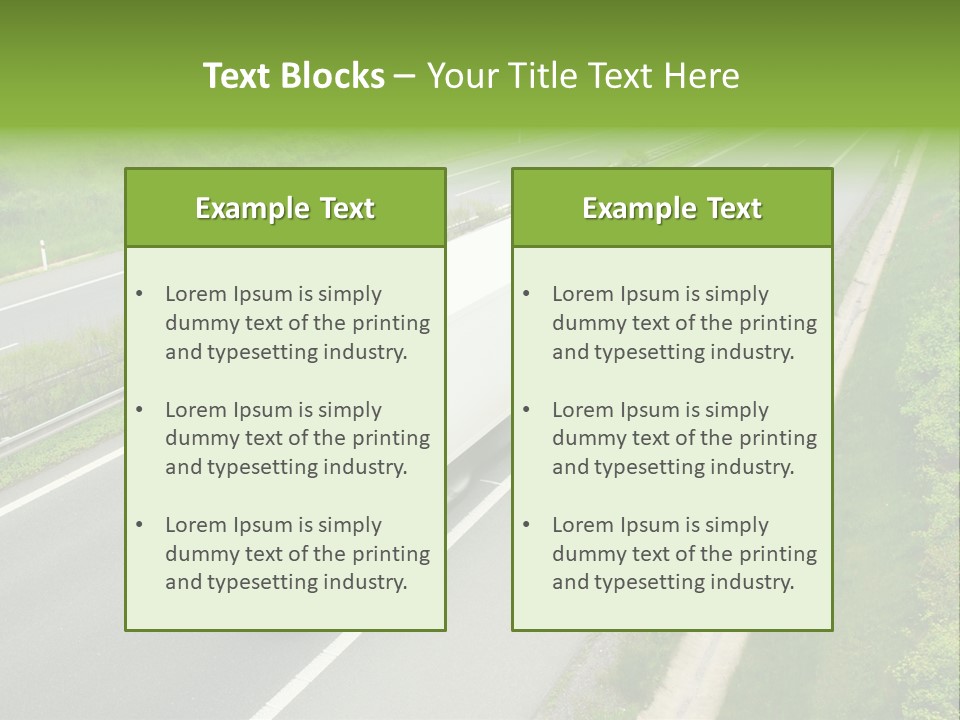 Delivery Traffic Economy PowerPoint Template