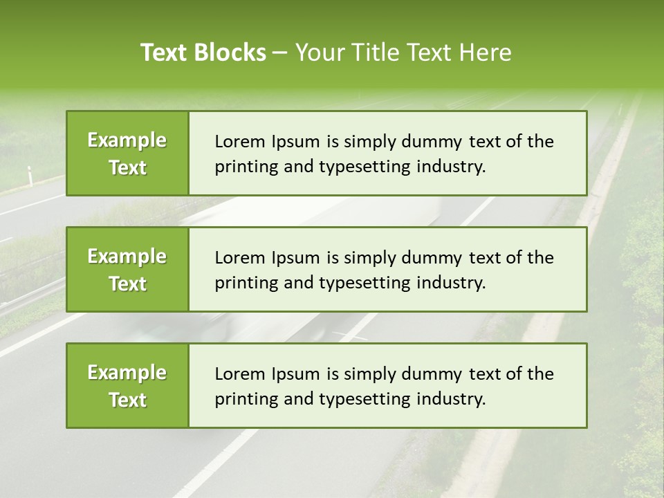 Delivery Traffic Economy PowerPoint Template