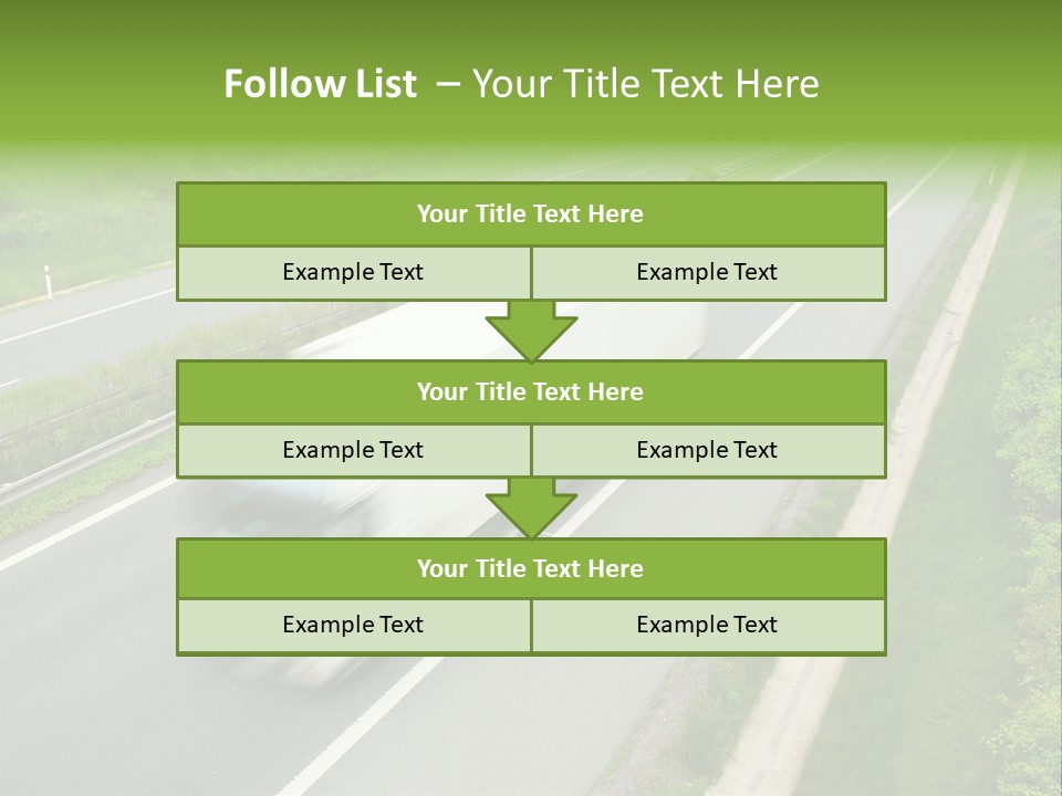 Delivery Traffic Economy PowerPoint Template