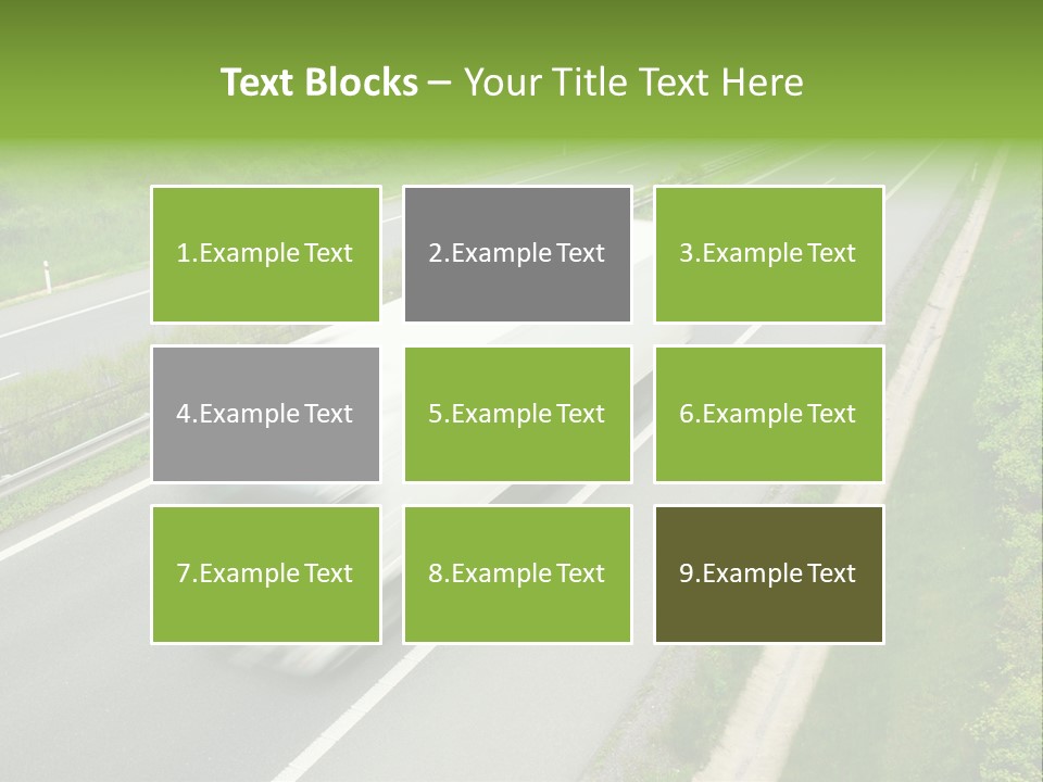 Delivery Traffic Economy PowerPoint Template