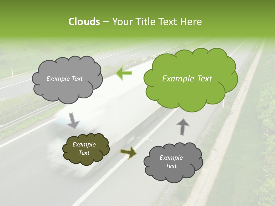 Delivery Traffic Economy PowerPoint Template