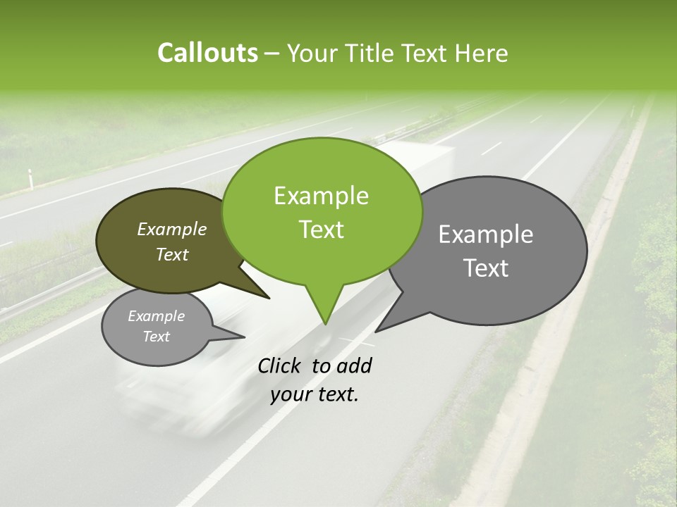 Delivery Traffic Economy PowerPoint Template