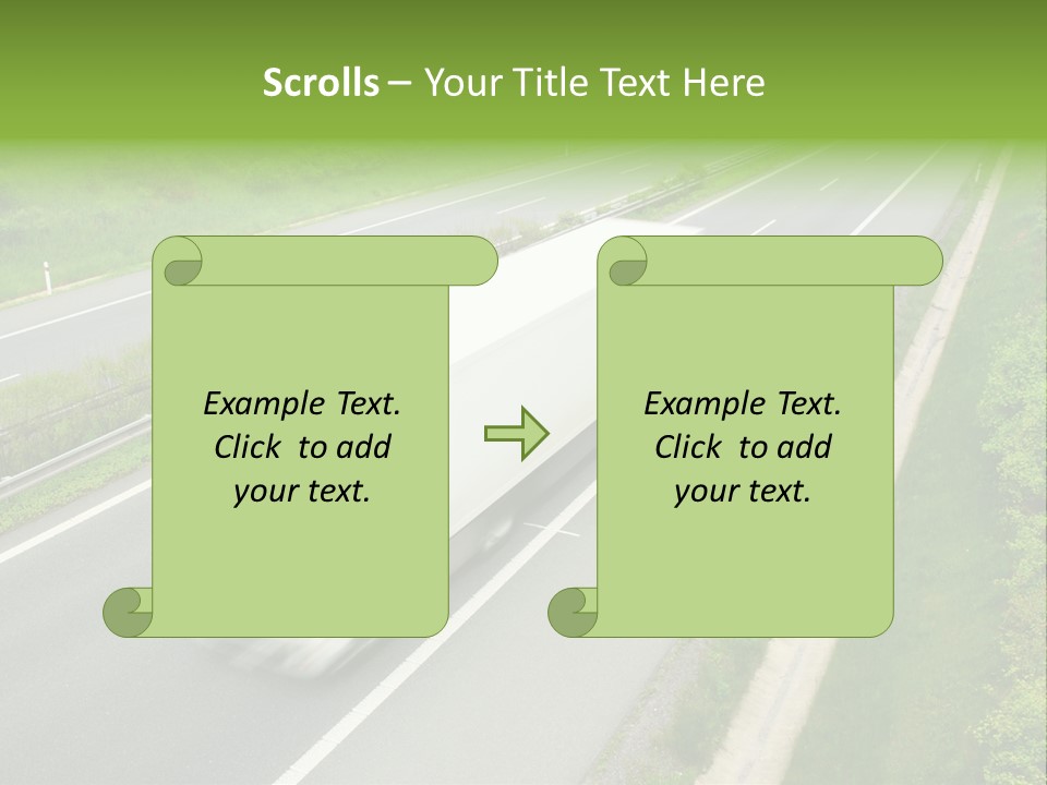 Delivery Traffic Economy PowerPoint Template