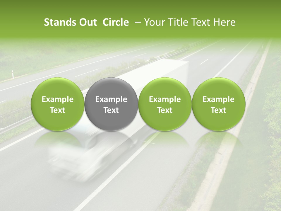 Delivery Traffic Economy PowerPoint Template