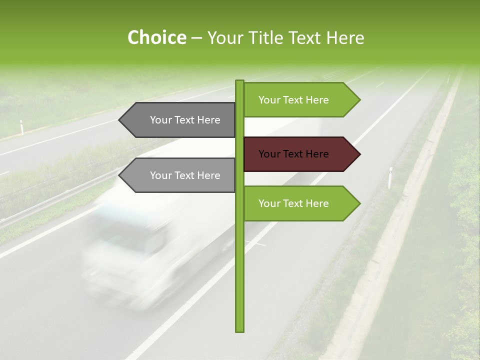 Delivery Traffic Economy PowerPoint Template