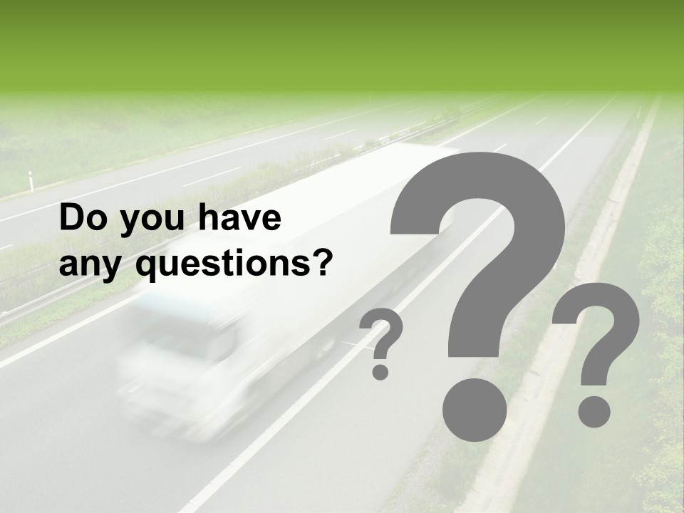 Delivery Traffic Economy PowerPoint Template