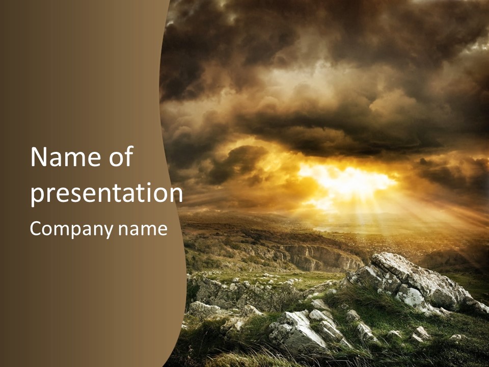 Amazing Landscape Recreational PowerPoint Template