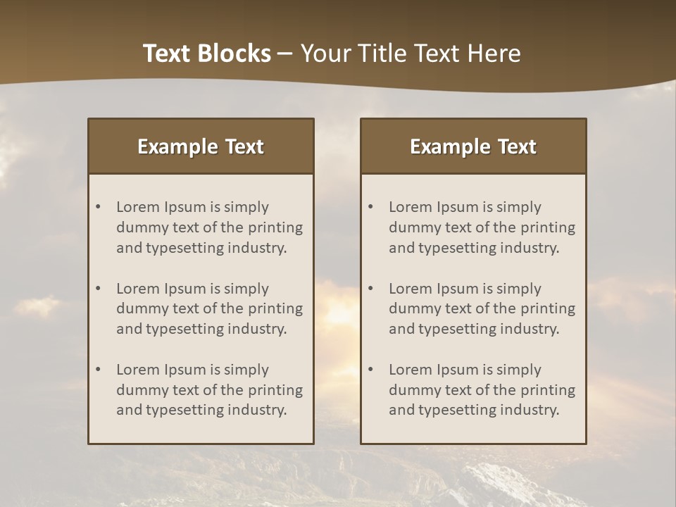 Amazing Landscape Recreational PowerPoint Template