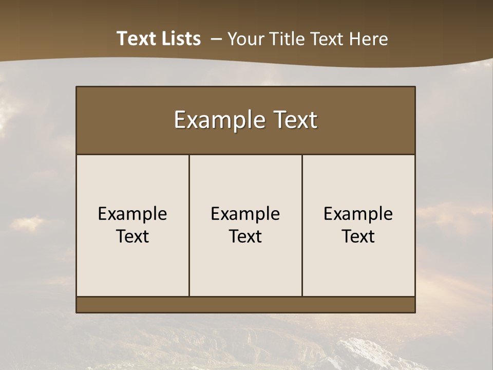 Amazing Landscape Recreational PowerPoint Template