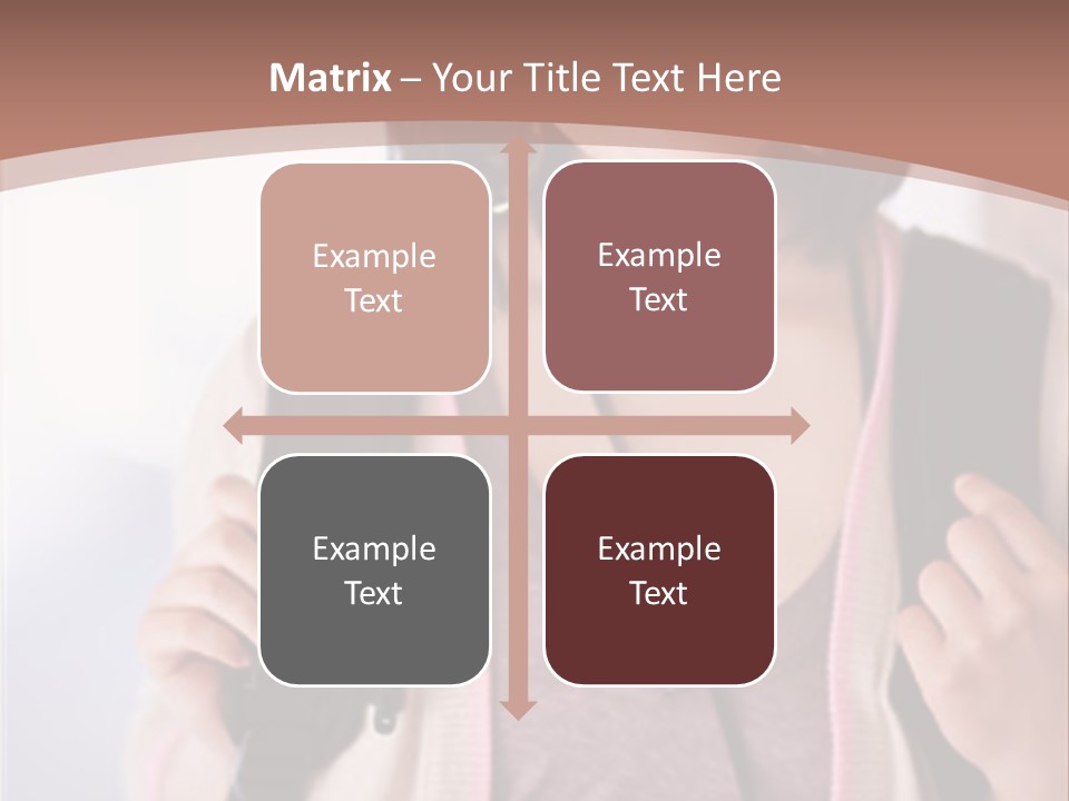 Race Adolescence Lady PowerPoint Template