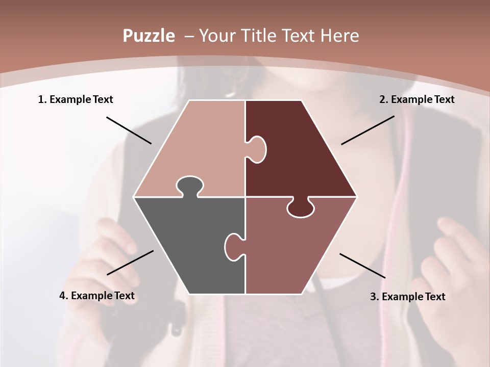 Race Adolescence Lady PowerPoint Template