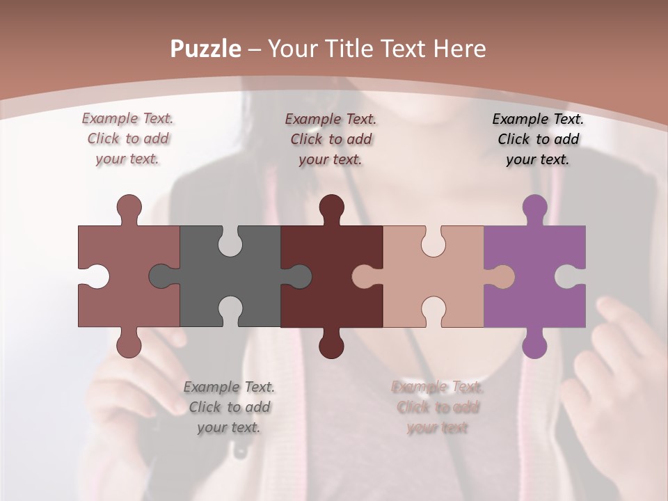 Race Adolescence Lady PowerPoint Template