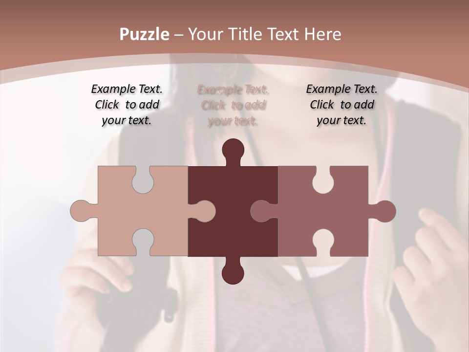 Race Adolescence Lady PowerPoint Template